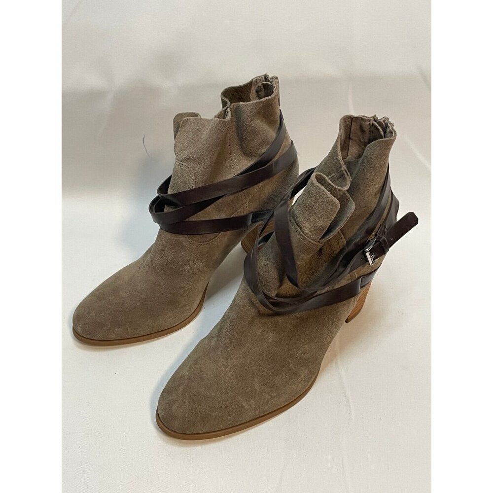 Carlos Santana Miles Ankle Boot Doe Women's 9 medium beige